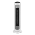 Sencor - Termoventilatore con elemento riscaldante in ceramica 2200W/230V Wi-Fi bianco + telecomando