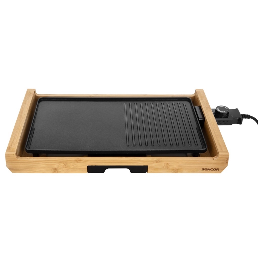 Sencor - Tisch-Elektrogrill 1800W/230V Bambus