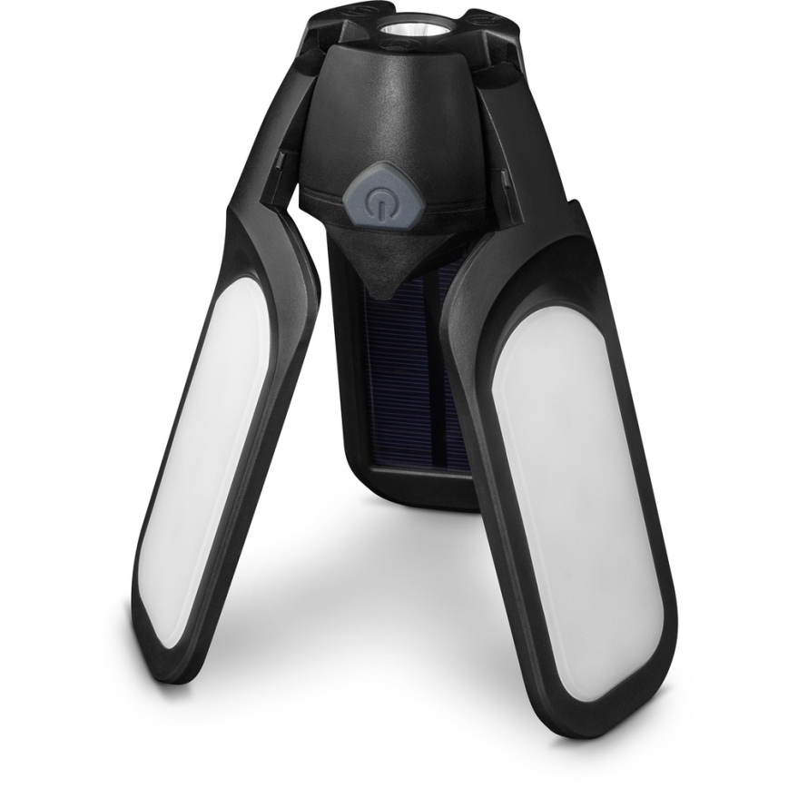 Sencor - Torcia LED ricaricabile da campeggio con pannello solare LED/3W/1600 mAh IPX4