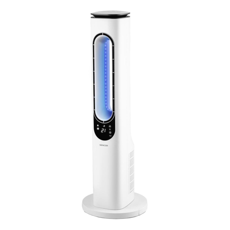 Sencor - Ventilateur colonne sans pales 50W/230V blanc + Télécommande