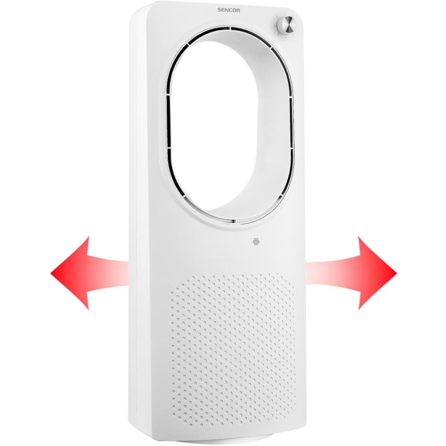 Sencor - Ventilateur de sol sans pale 50W/230V blanc