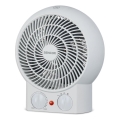Sencor - Ventilateur soufflant chauffant 1200/2000 W/230 V blanc