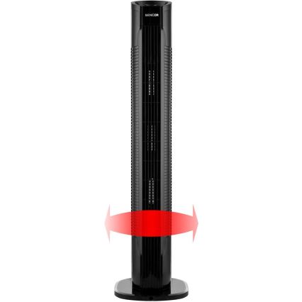Sencor - Ventilateur sur pied 50W/230V noir