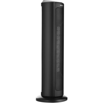 Sencor - Ventilatore con elemento riscaldante in ceramica 1300/2200W/230V nero + telecomando