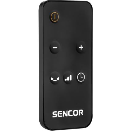 Sencor - Ventilatore con elemento riscaldante in ceramica 1300/2200W/230V nero + telecomando