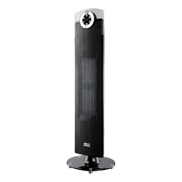 Sencor - Ventilatore con elemento riscaldante in ceramica 1300/2500W/230V nero + telecomando
