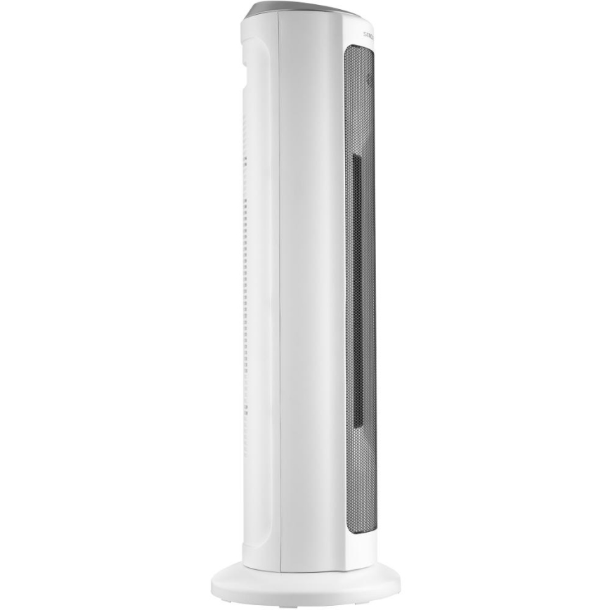 Sencor - Termoventilatore con elemento riscaldante in ceramica 2200W/230V Wi-Fi bianco + telecomando
