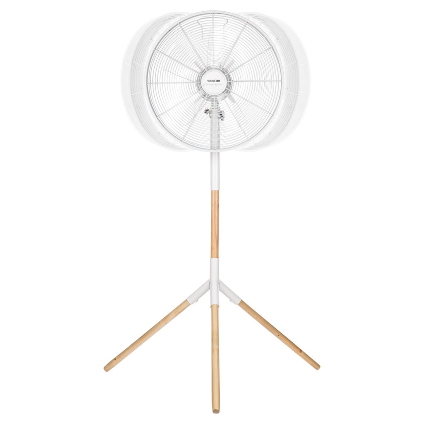 Sencor - Ventilatore con supporto 50W/230V bianco/faggio