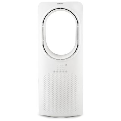 Sencor - Ventilatore da pavimento senza pale 50W/230V bianco + telecomando