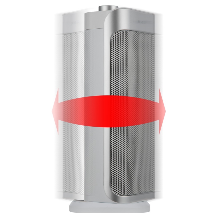 Sencor - Ventilatore in ceramica con riscaldatore e termostato 1000/2000W/230V