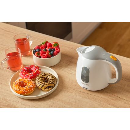 Sencor - Wasserkocher 1 l 1100W/230V weiß/grau