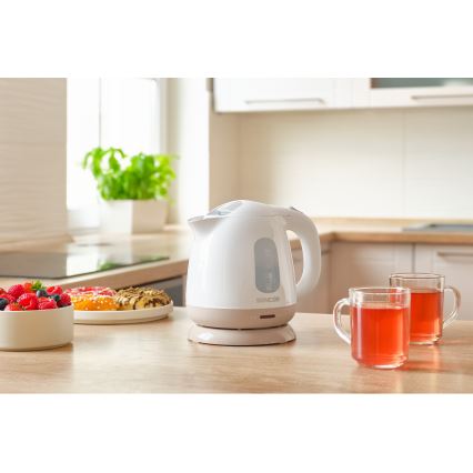 Sencor - Wasserkocher 1 l 1100W/230V weiß/rosa