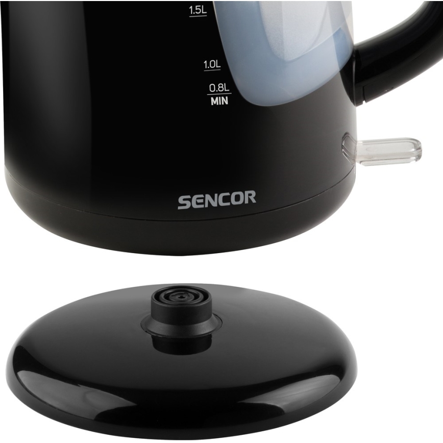 Sencor - Wasserkocher 2,5 l 2200W/230V schwarz