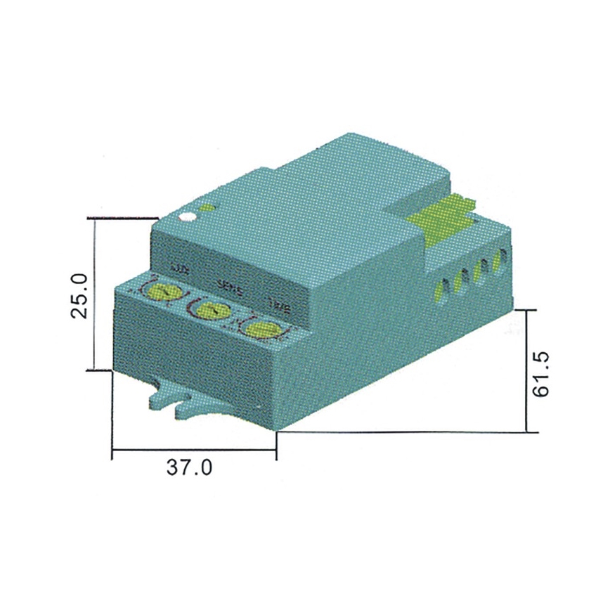 Sensore di movimento a microonde MW B 360° 1200W/230V bianco