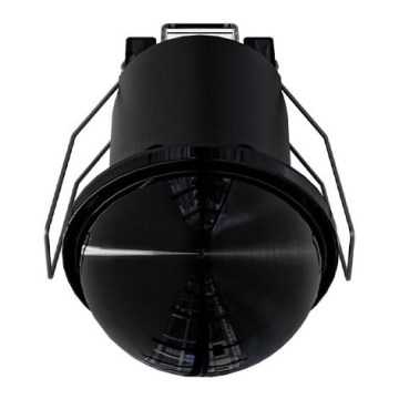 Sensore di movimento e crepuscolare da incasso per controsoffitto 360° 1200W/230V IP54 nero
