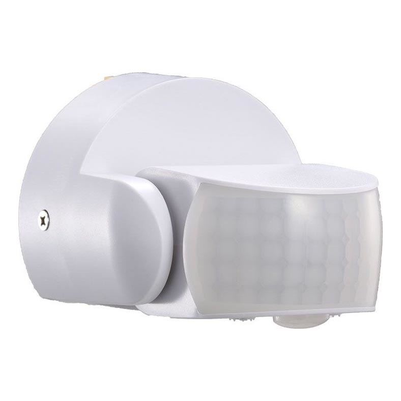 Sensore di movimento esterno a infrarossi 180/360° 600W/230V IP65 bianco