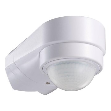 Sensore di movimento esterno a infrarossi 240° 600W/230V IP65 bianco