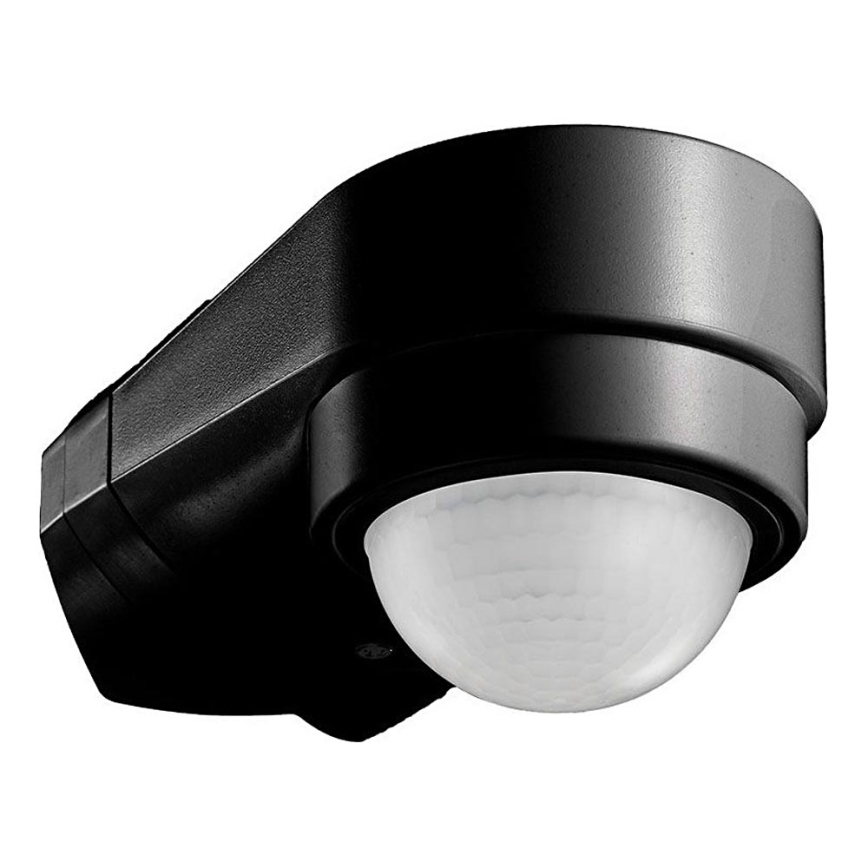 Sensore di movimento esterno a infrarossi 240° 600W/230V IP65 nero