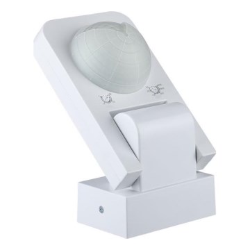Sensore di movimento esterno a infrarossi 360° 1000W/230V IP65 bianco