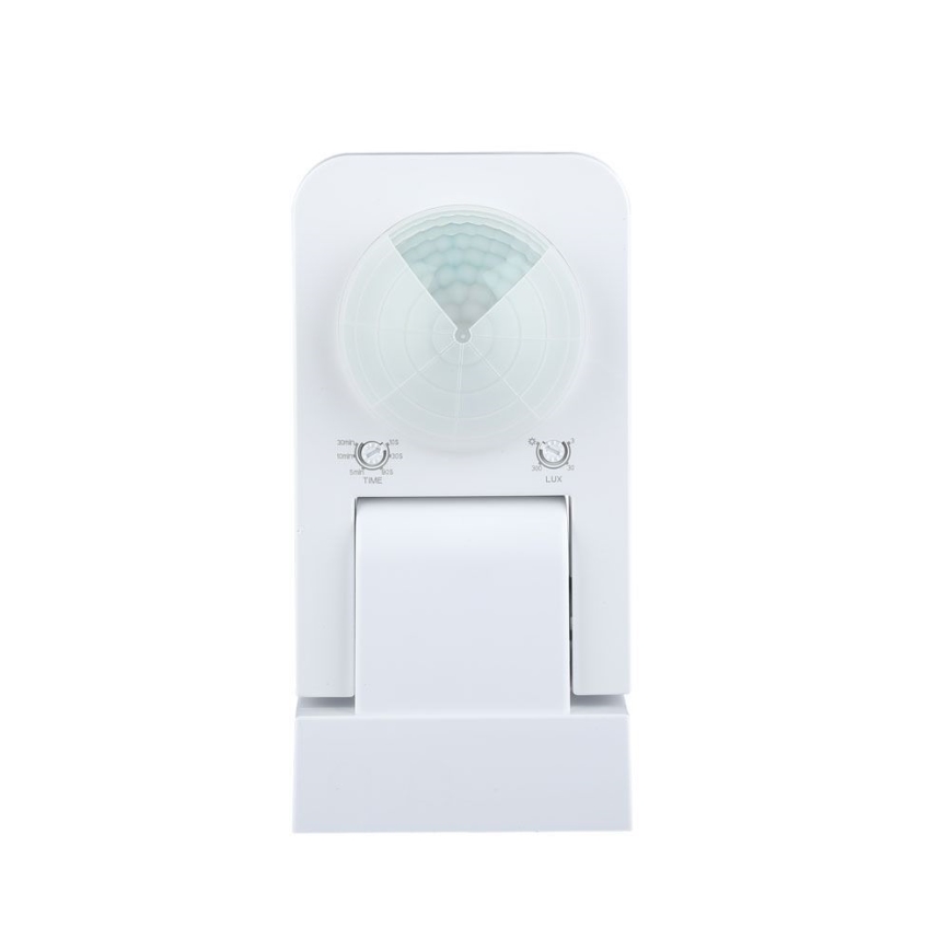 Sensore di movimento esterno a infrarossi 360° 1000W/230V IP65 bianco