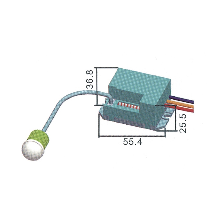 Sensore di movimento infra PIR B 800W/230V