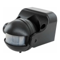 Sensore di movimento PIR per esterni 1200 W/230 V IP44, nero