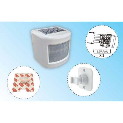 Sensore di movimento smart 3xAAA Wi-Fi Tuya