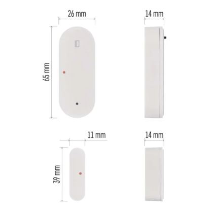 Sensore intelligente per porta GoSmart 1xCR2032