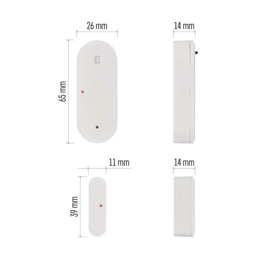 Sensore intelligente per porta GoSmart 1xCR2032