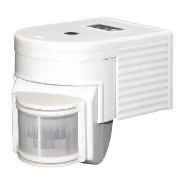 Sensore PIR per movimento e crepuscolare T362, 180° a parete, 230 V, 1 sensore, bianco
