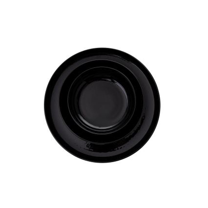 Service de table 12 pièces en porcelaine, noir