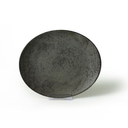 Service de table 18 pièces anthracite/vert/grès