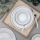 Service de table 18 pièces, blanc en porcelaine