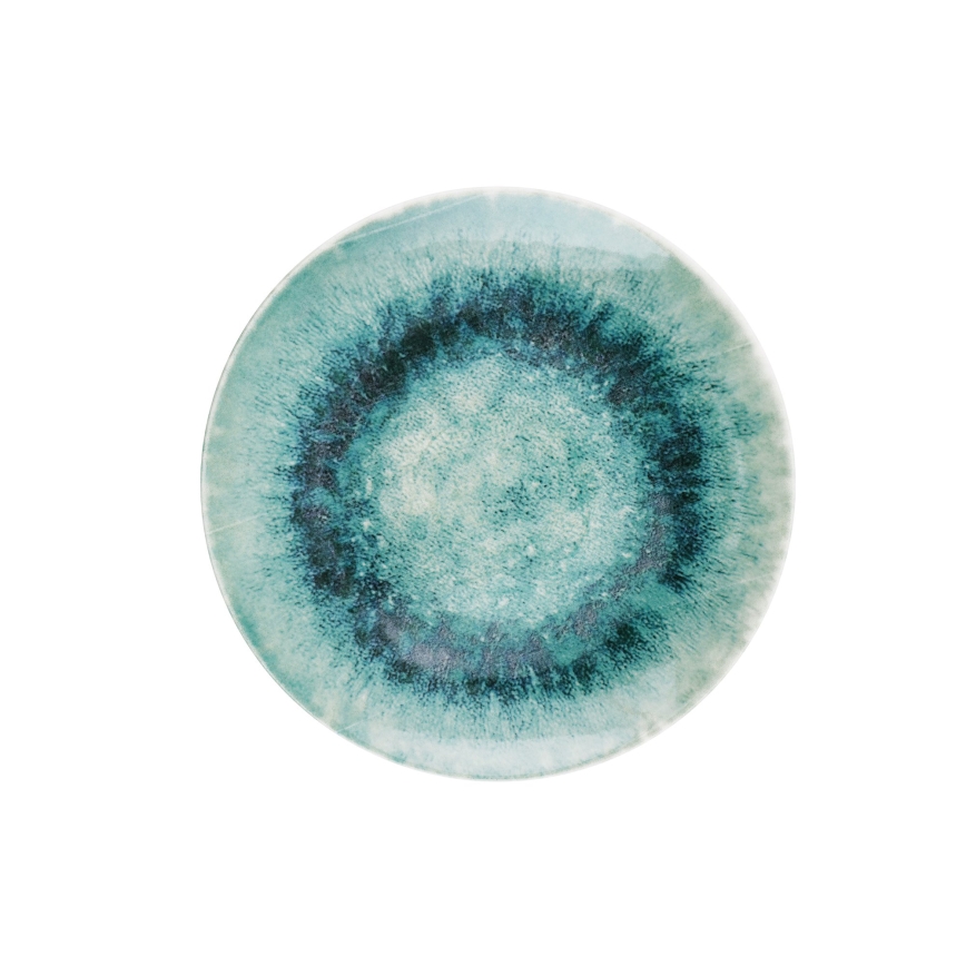 Service de table 18 pièces bleu/porcelaine