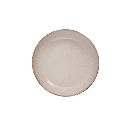 Service de table 18 pièces en porcelaine, beige