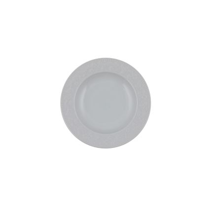 Service de table 24 pièces, blanc en porcelaine