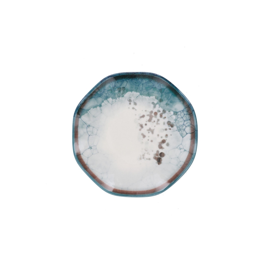 Service de table 24 pièces bleu/porcelaine