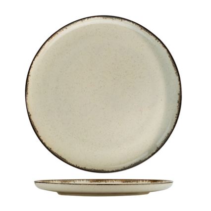 Service de table 24 pièces en porcelaine beige