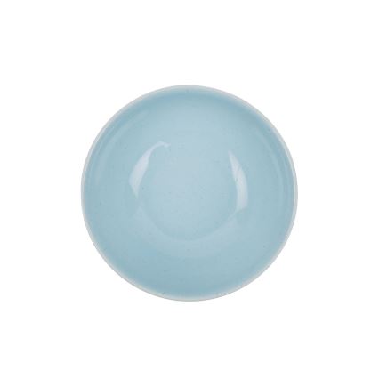 Service de table 24 pièces en porcelaine, bleu élégant