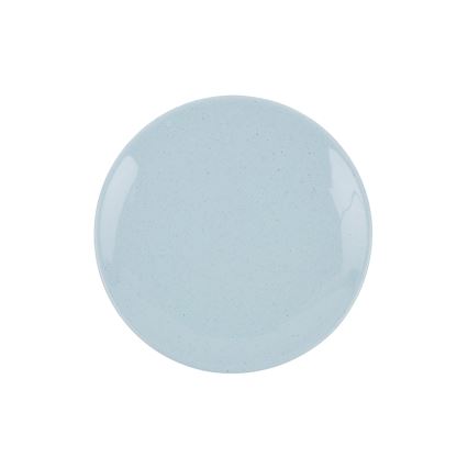 Service de table 24 pièces en porcelaine, bleu élégant