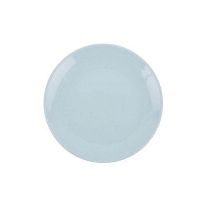 Service de table 24 pièces en porcelaine, bleu élégant
