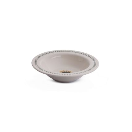 Service de table 24 pièces multicolore en porcelaine