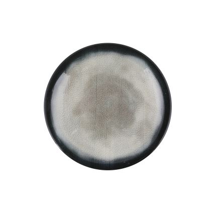 Service de table 26 pièces en porcelaine — bleu/marron