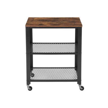 Serviertisch MARGE, braun/schwarz