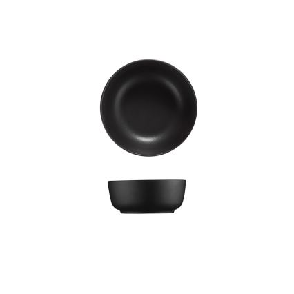 Servizio da tavola 16 pezzi nero/porcellana