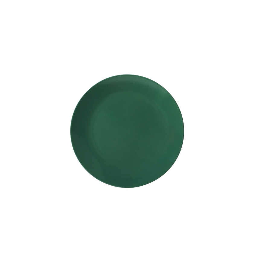Servizio da tavola 18 pezzi, verde/bianco, in ceramica