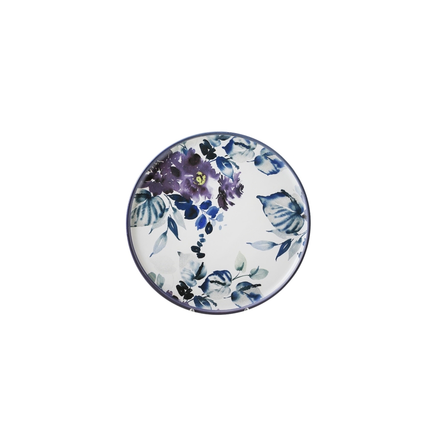 Servizio da tavola 24 pezzi bianco/blu/ceramica