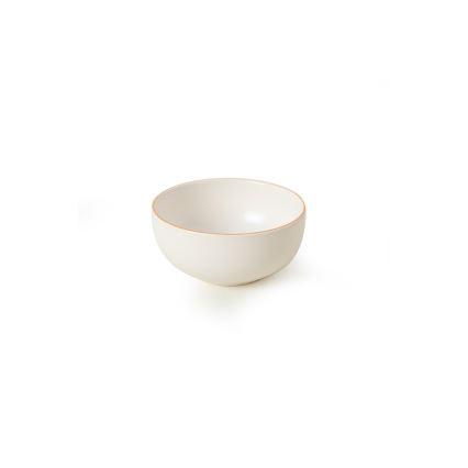 Servizio da tavola 24 pezzi, bianco/oro, in ceramica