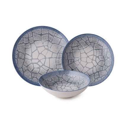 Servizio da tavola 24 pezzi, porcellana blu
