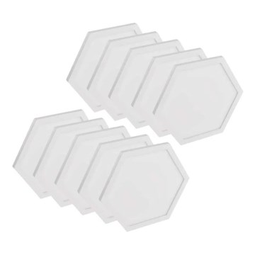 SET 10x RGBIC Pannello dimmerabile LED/1,9W/230V Wi-Fi Tuya